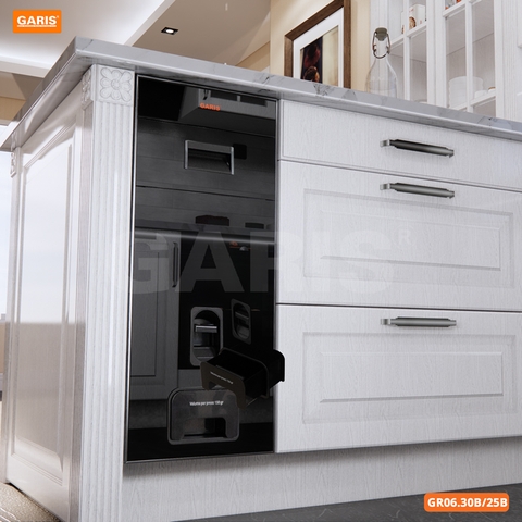 Thùng gạo mặt gương 1 khoang kính trắng Garis GR06.30