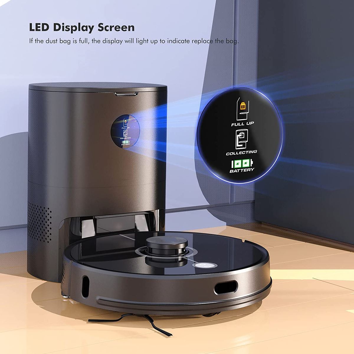 Robot hút bụi - lau nhà tự động HB-S68-B Plus