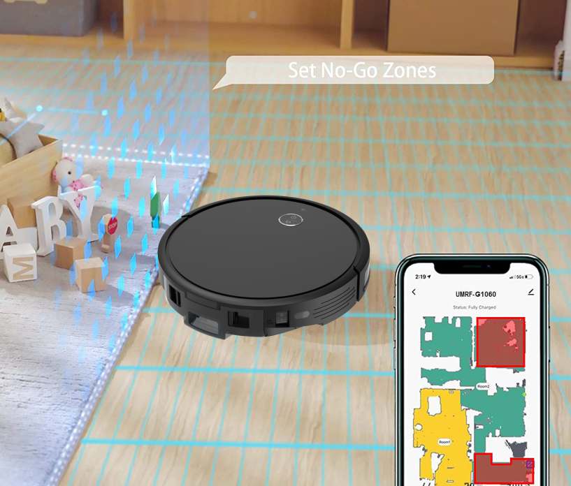 Robot hút bụi - lau nhà tự động HB - D68 - B