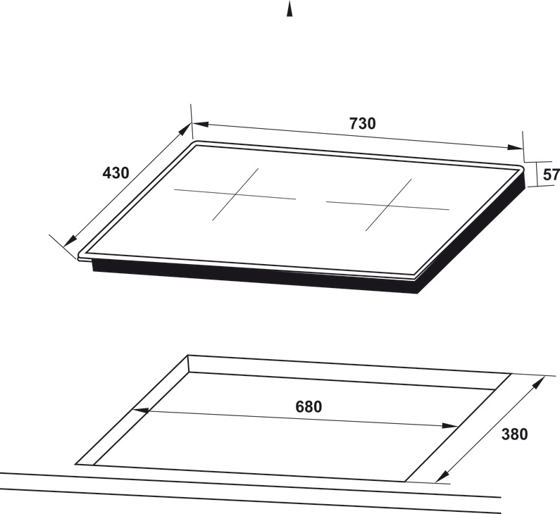 Bếp từ 2 vùng nấu Hafele HC-I3732A