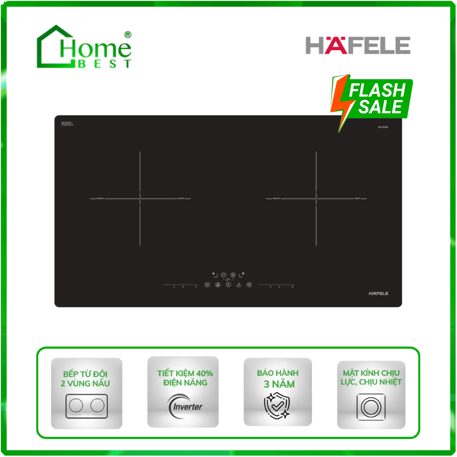 Bếp từ âm 2 vùng nấu Hafele HC-I73241B