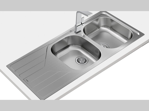 Chậu rửa 2 hộc Teka UNIVERSE 80T-XP 2B 1D