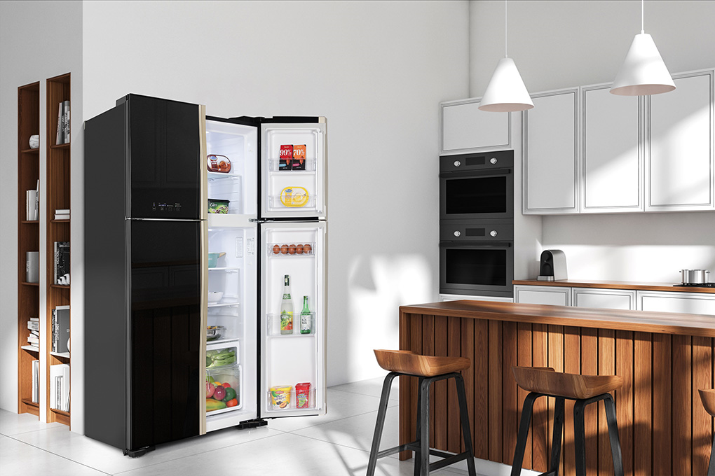 Tủ lạnh 4 cánh Hitachi R-FW650PGV8 GBK