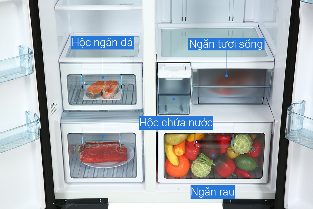 Tủ lạnh 2 cánh Hitachi R-SX800GPGV0 GBK