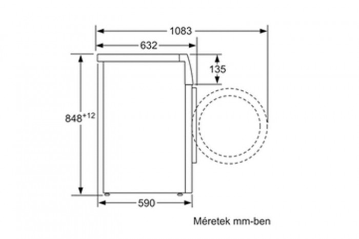 Máy giặt 8kg Bosch WAT286H8SG