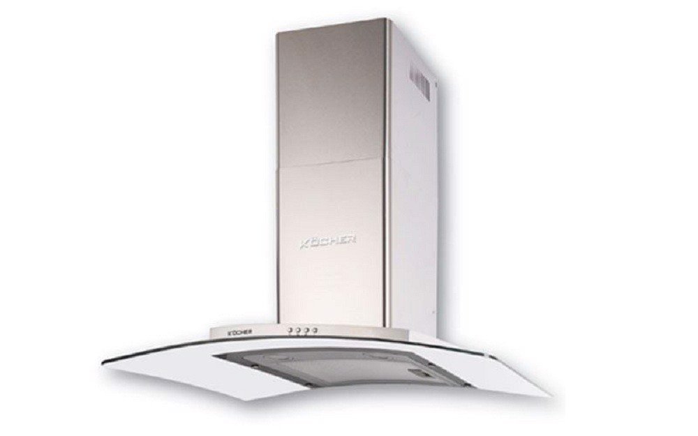 Máy hút khói, hút mùi kính cong Kocher K - 8990