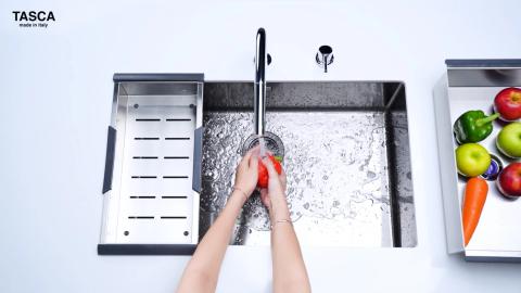 Chậu rửa chén 1 hộc NOBINOX TASCA CANOVA NT600B