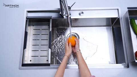 Chậu rửa chén 1 hộc NOBINOX ARTINOX NEWGO NA830