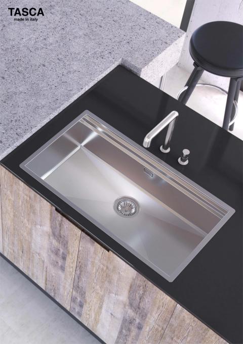 Chậu rửa chén 1 hộc NOBINOX TASCA STEP NT644U