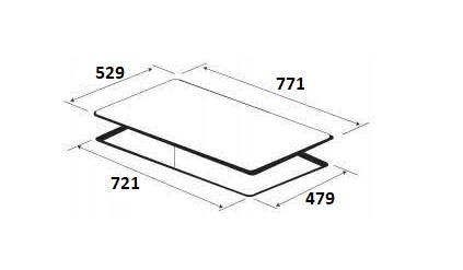 Bếp từ đa điểm Kaff KF-HIDE868I