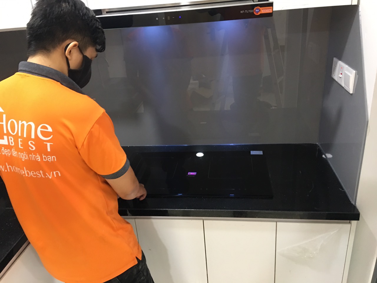 Máy hút khói âm tủ KAFF KF-TL90H Home Best