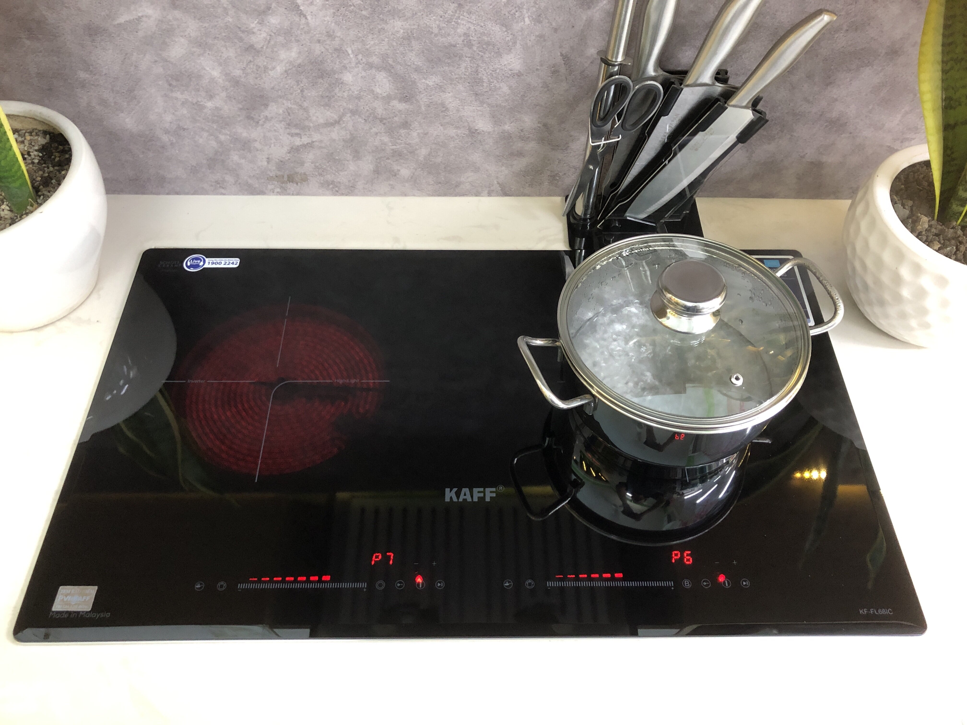 Bếp từ kết hợp hồng ngoại KAFF KF-FL68IC