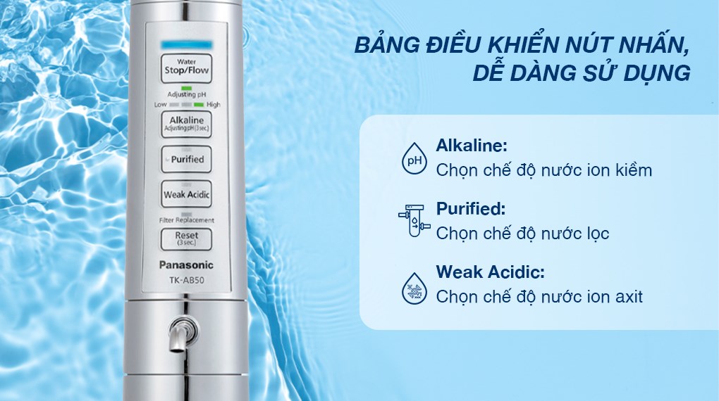 Máy lọc nước ion kiềm Panasonic TK-AB50