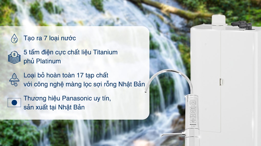 Máy lọc nước ion kiềm Panasonic TK-AB50