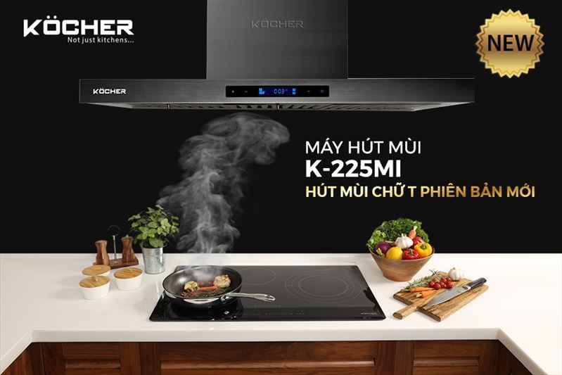 Máy hút khói, hút mùi kính ngang Kocher K - 225 MI ( 90cm)