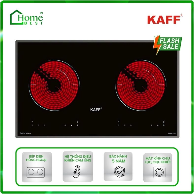 Bếp điện hồng ngoại đôi KAFF KF-073CC