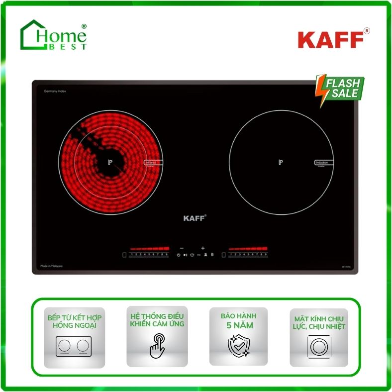 Bếp từ kết hợp hồng ngoại KAFF KF-737IH