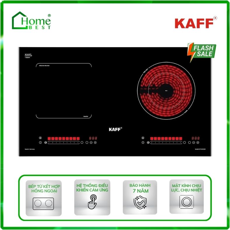 Bếp từ kết hợp hồng ngoại KAFF KF-EG902IH