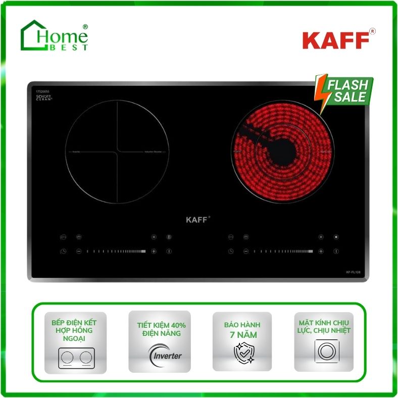 Bếp từ kết hợp hồng ngoại Kaff KF-FL108