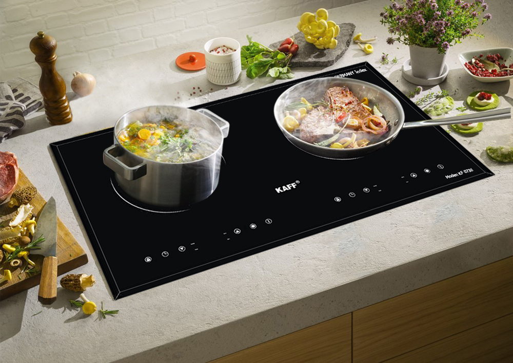(Combo) Bếp từ đôi Kaff KF-073II