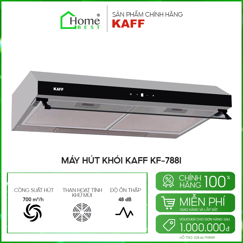 Máy hút khói, hút mùi cổ điển KAFF KF-788I