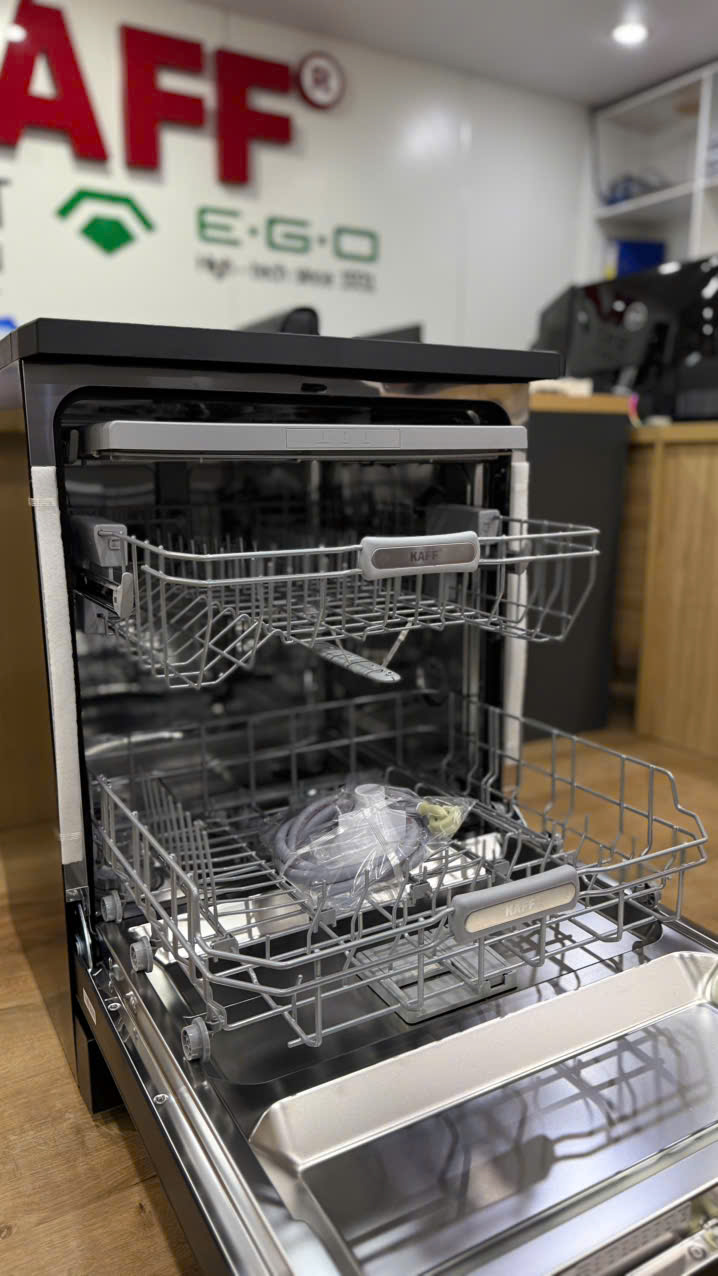 Máy rửa chén bát Kaff KF-SBL77805B17 GRC - Sấy PTC Tự động (New 2026)