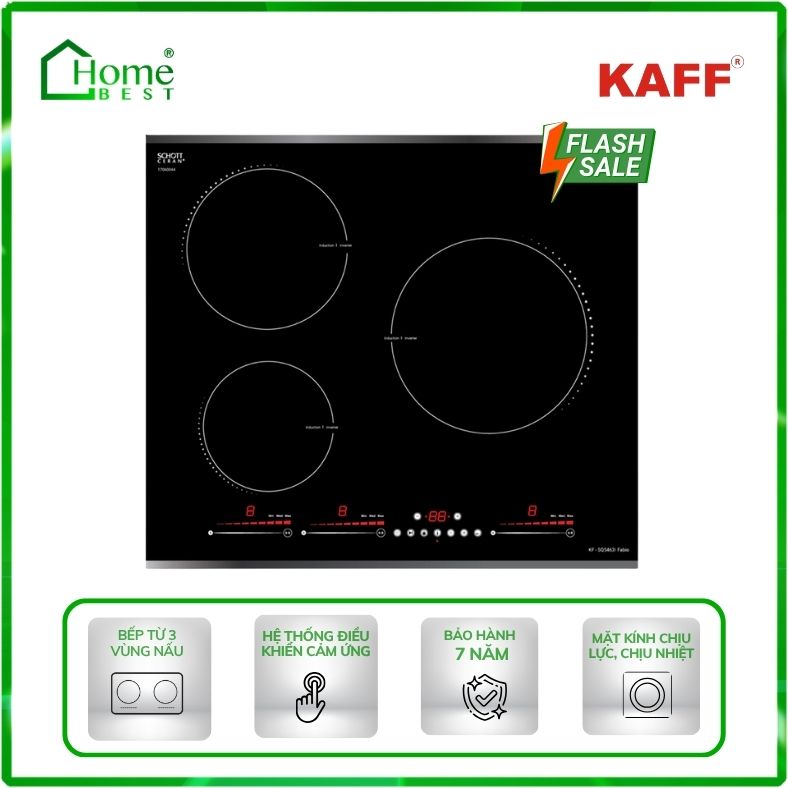 Bếp từ 3 vùng nấu KAFF KF-SQ5463I Fabio