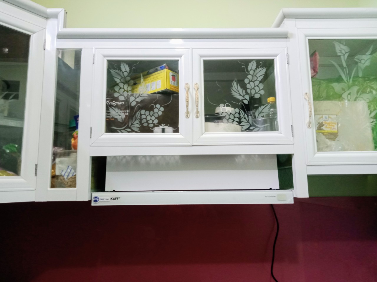 Máy hút khói, hút mùi âm tủ KAFF KF-TL1007W