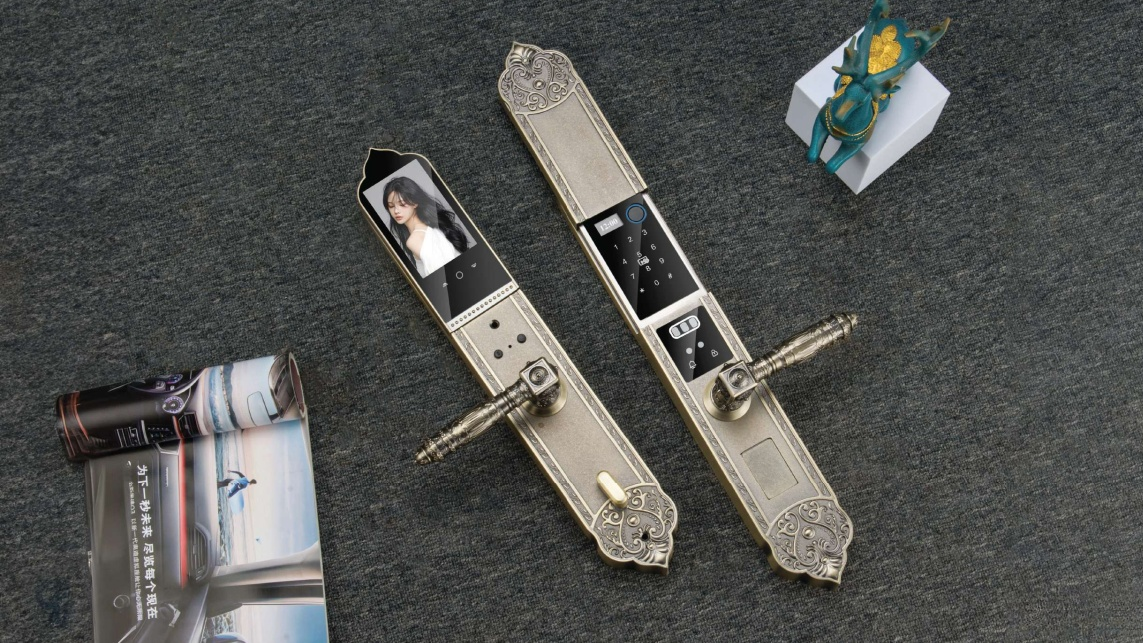 Khóa điện tử đại sảnh Hyundai HY-SLC8817 BRONZE