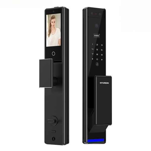 Khóa điện tử Hyundai Cửa Gỗ HY-SLA909F Black