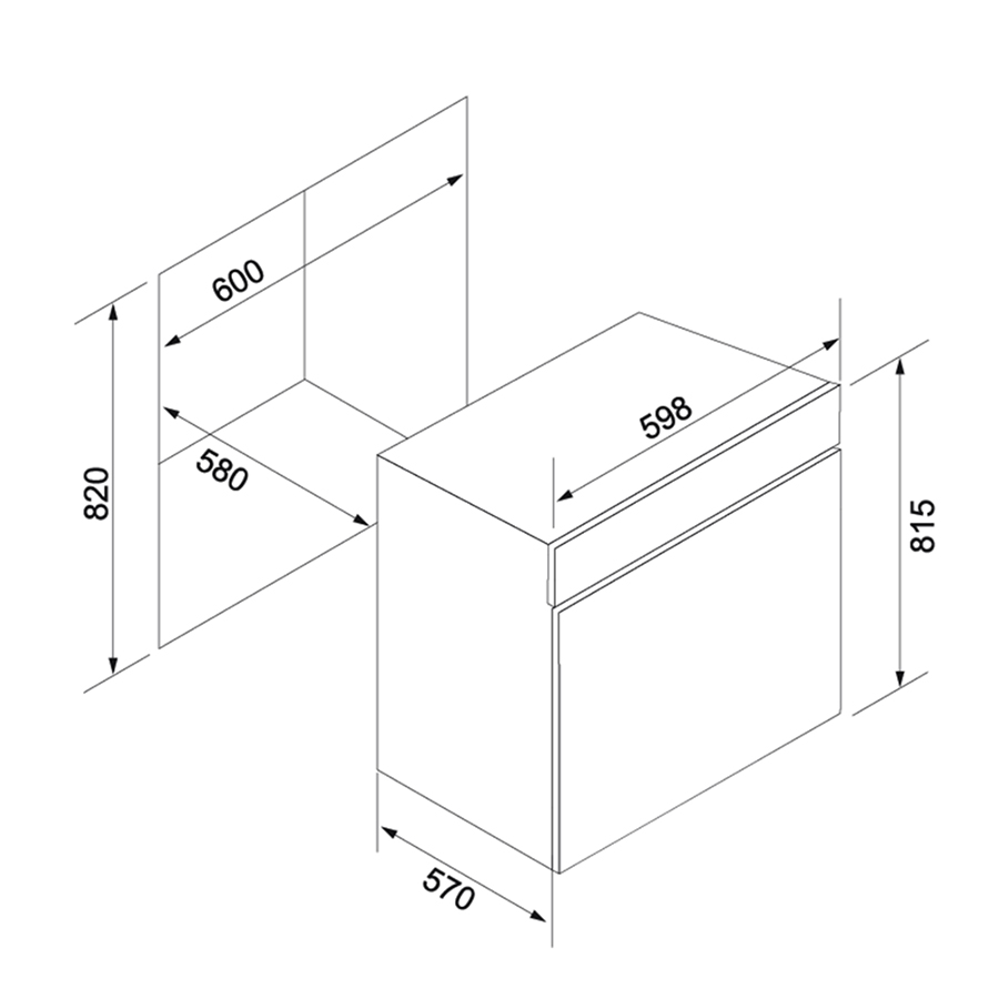Máy rửa chén bát âm tủ Tomate TOM 6014