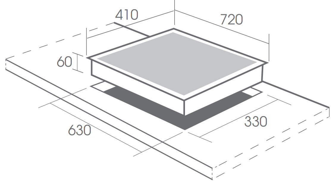 Bếp gas âm Latino LT-B83B