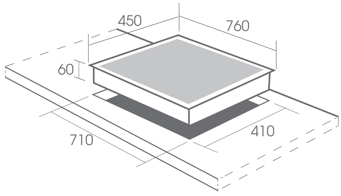Bếp gas âm Latino LT-B84C