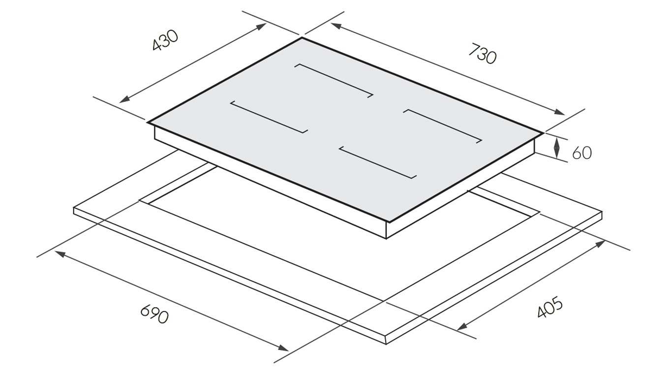 Bếp từ đôi GrandX GX IH686SE