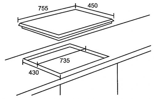 Bếp từ 3 vùng nấu Arber AB-558