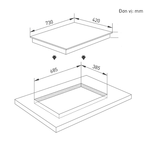 Bếp từ đôi Binova BI-808TL