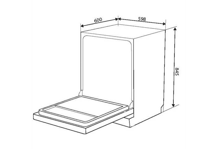 Máy rửa chén Canzy CZ DGA15EU JUMBO