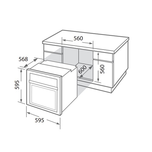 Lò nướng âm tủ Canzy CZ-06DL
