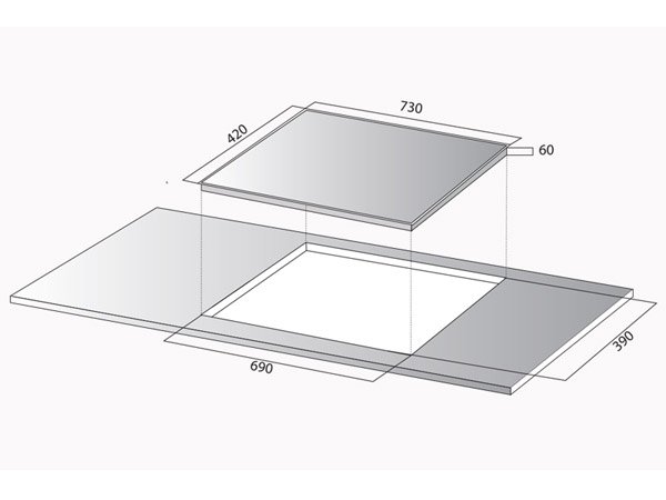 Bếp từ đôi Kocher DI-6900K