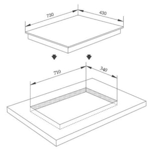 Bếp từ đôi Binova BI-102-SP