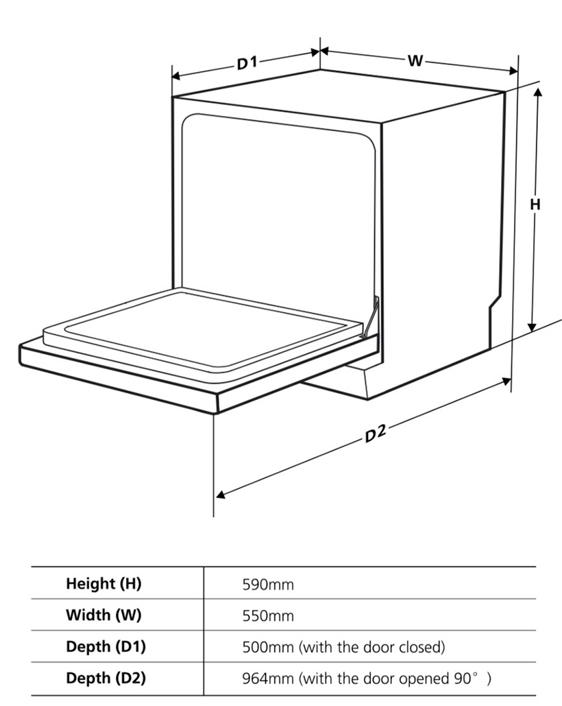Máy rửa chén bát KAFF KF-SW800