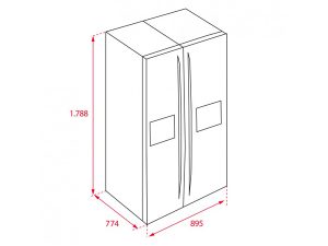 Tủ lạnh 4 cánh TEKA RFL 74925 SS EU
