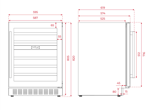 Tủ Rượu TEKA RVU 20046