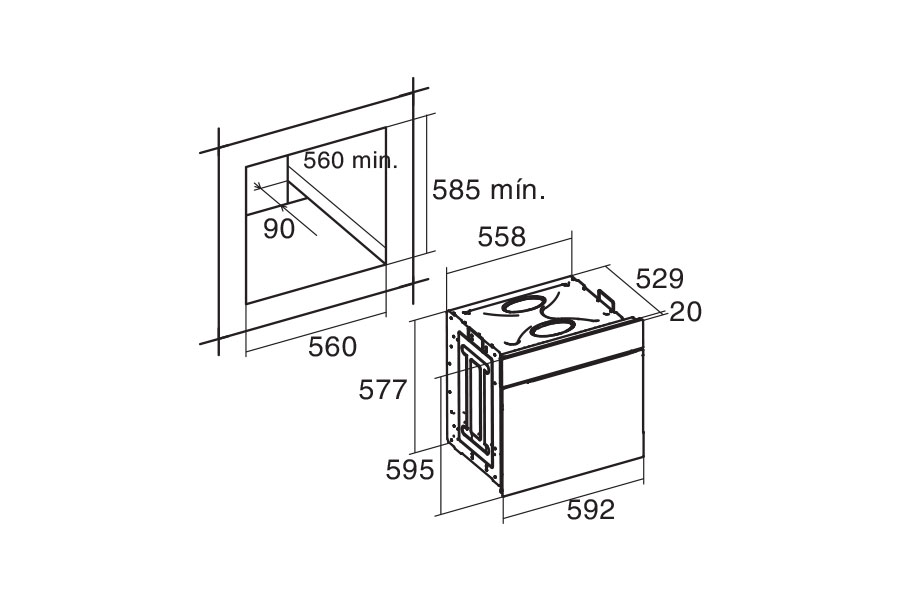 Lò nướng Cata MRA 7108 BK