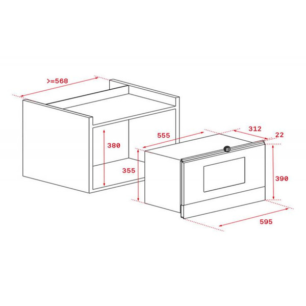 Lò vi sóng Teka ML 822 BIS L WHITE