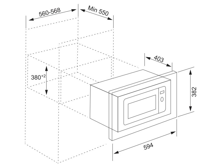Lò vi sóng Tomate TOM MW-225