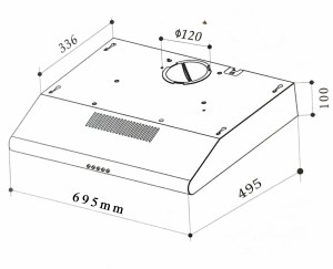 Máy hút khói, hút mùi cổ điển Arber AB-700C