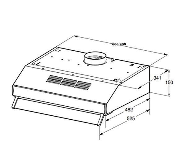 Máy hút khói, hút mùi  cổ điển Bosch HMH.DHU635HB