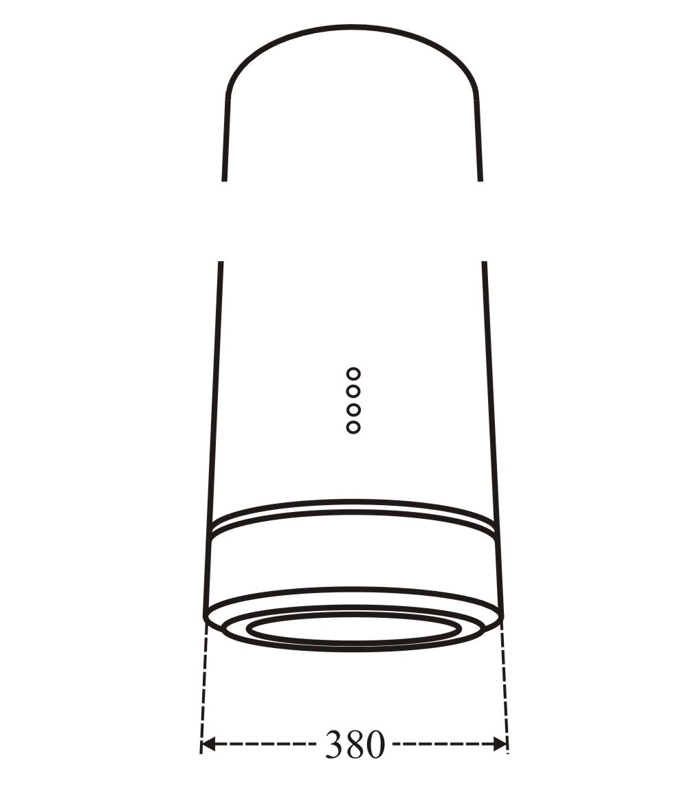 Máy hút khói, hút mùi đảo Canzy CZ-7038GB