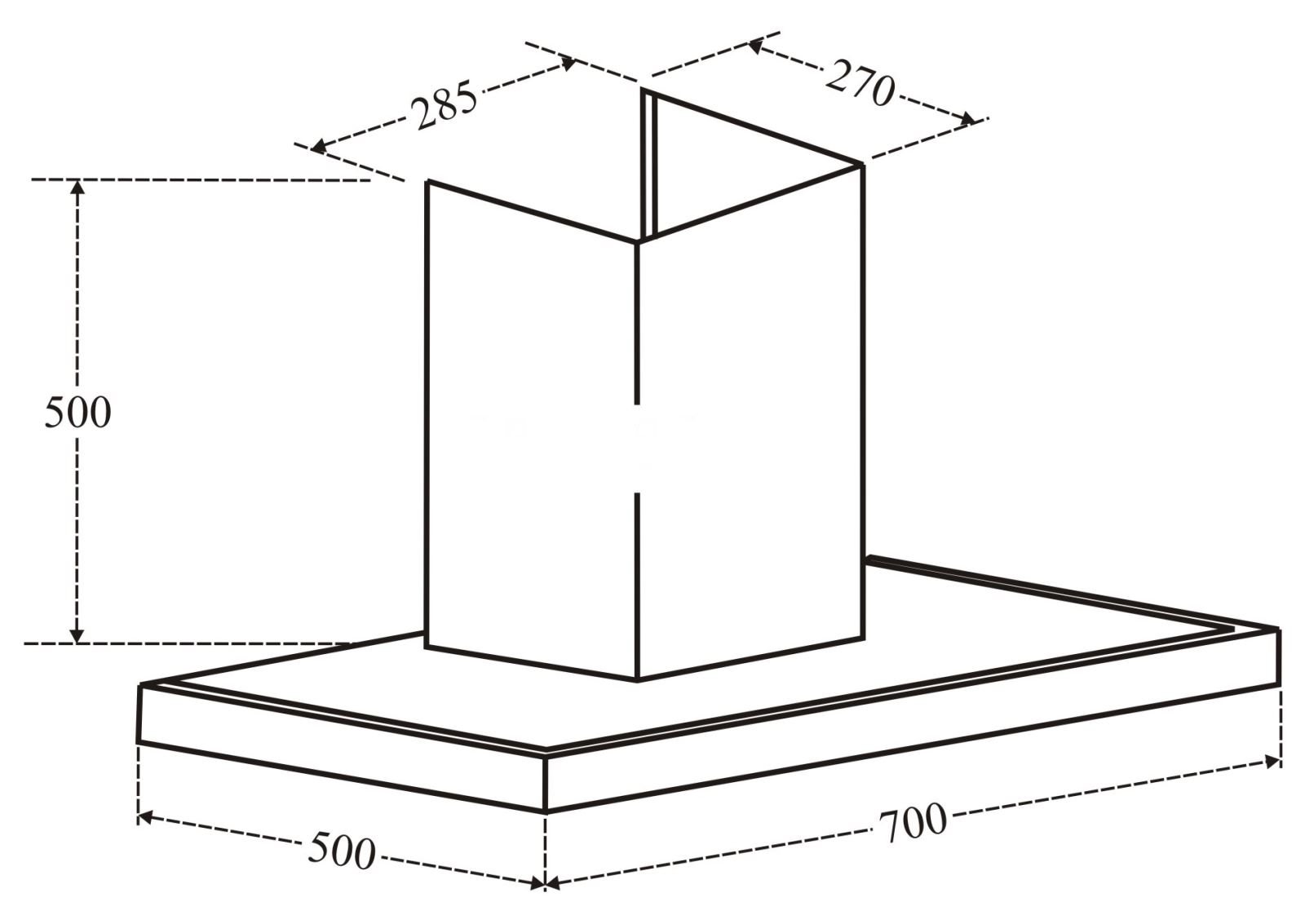Máy hút khói, hút mùi kính ngang Canzy CZ-B0
